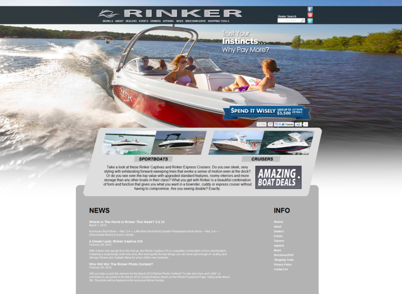 rinkerboats.com